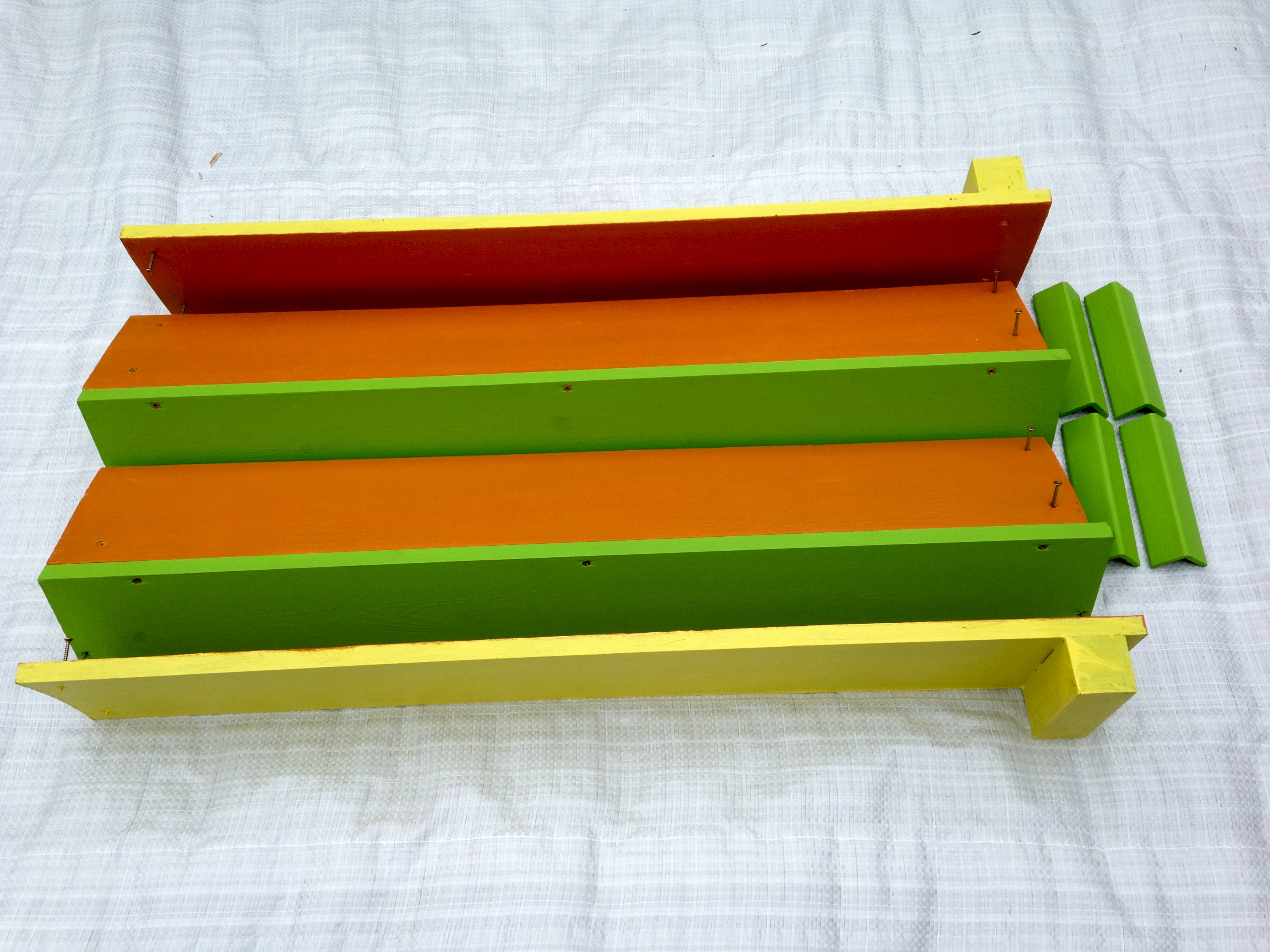 Комплект для сборки песочницы Мод.100-15 А3, 3 цвета